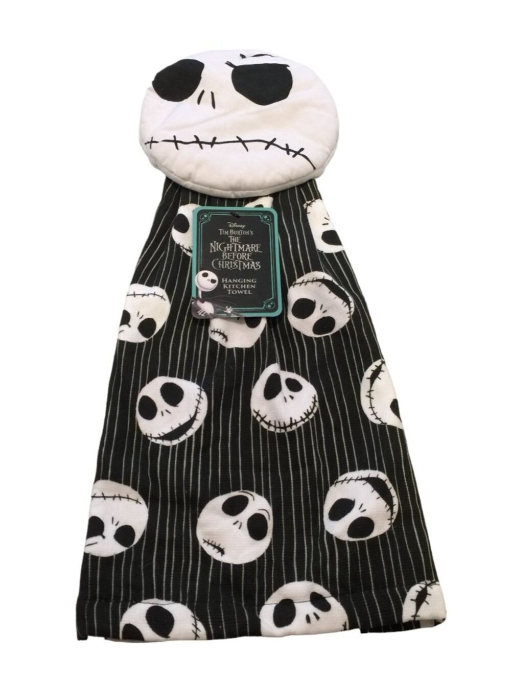 Disney The Nightmare Before Christmas Jack Skellington Hanging Kitchen Towel